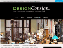 Tablet Screenshot of designconsignmn.com